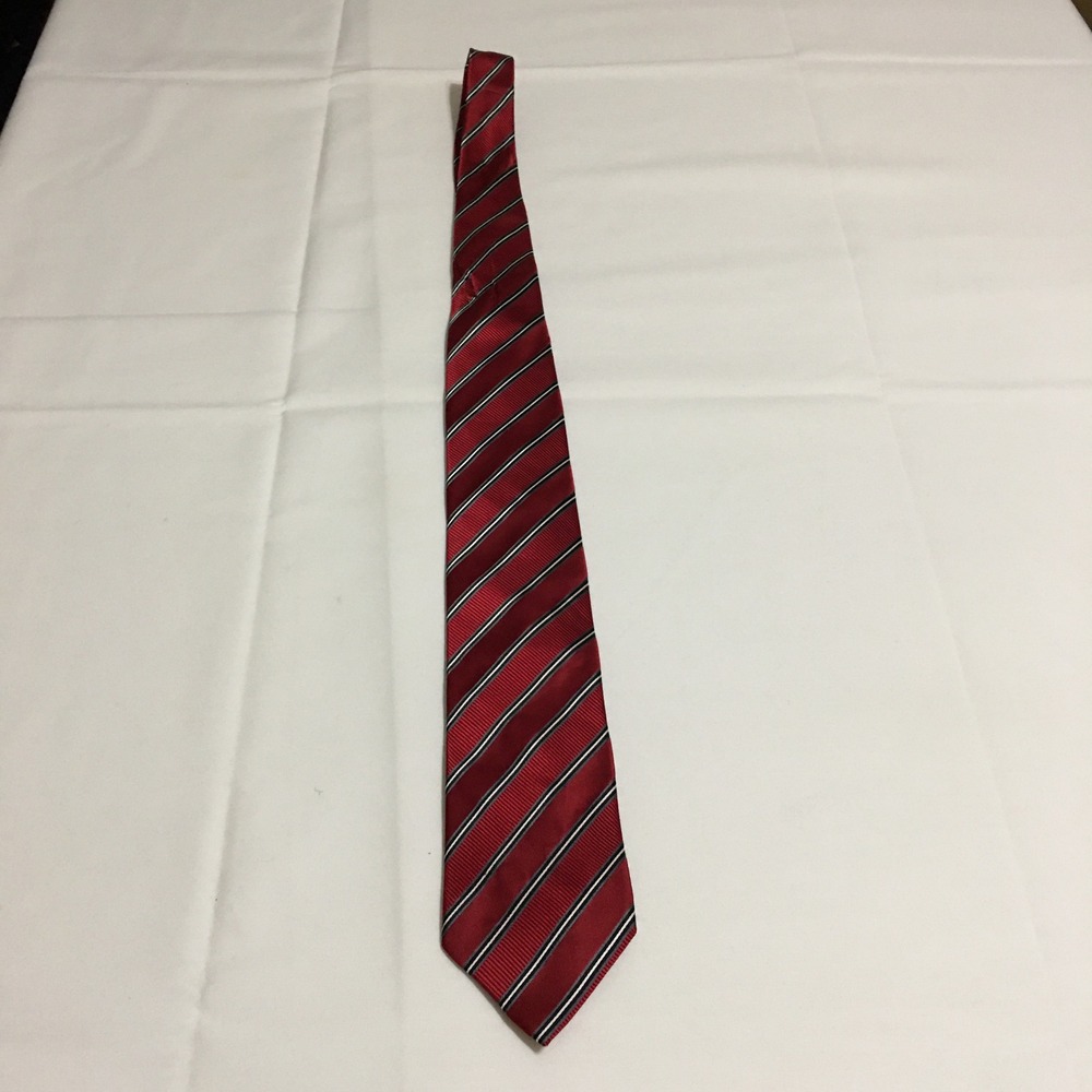Donald J Trump Signature Collection Necktie Red Striped